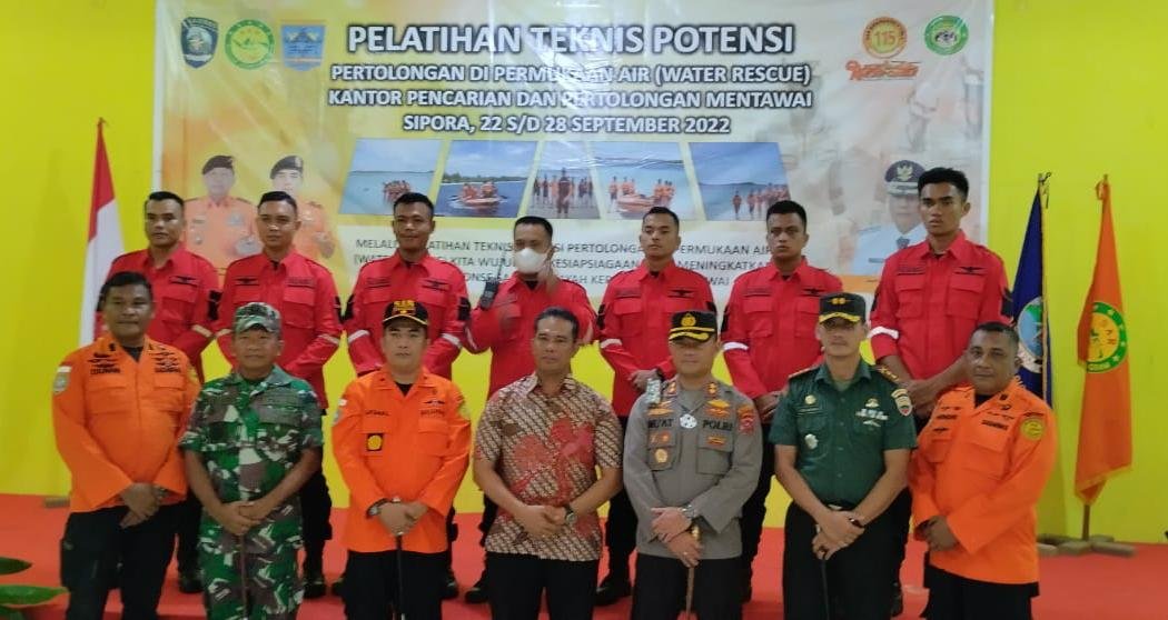 PELATIHAN TEKNIS POTENSI PERTOLONGAN DI PERMUKAAN AIR (WATER RESCUE) RESMI DIBUKA