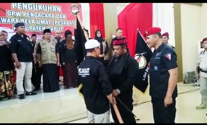 DPW Pengacara dan Jawara Bela Umat ( Pejabat) Kab Garut di Kukuhkan