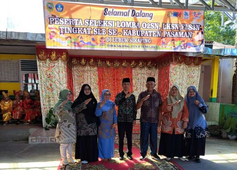 Kepala SLBN I Panti optimis raih yang terbaik pada seleksi FLS3N , O2SN , dan LKSN di Lubuksikaping ,