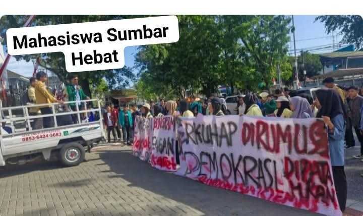 Mahasiswa Sumatera Barat Demo, Nilai-Nilai Perjuangan Tidak Pudar