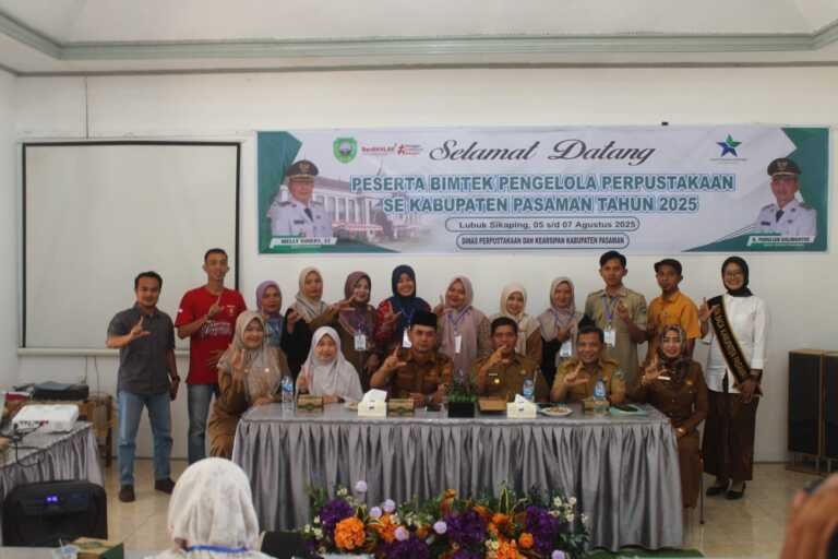 Buka Bintek Pengelola Pustaka, Wabup Parulian : Pustaka digital segera diluncurkan