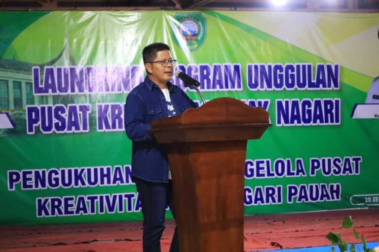 Launching “PKAN Nagari Pauah”, Bupati Pasaman : Wadah Baru Kreativitas Anak Muda bisa Dongkrak Ekonomi