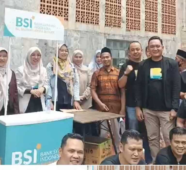 LazizMU Masjid Taqwa Muhammadiyah Kolaborasi Bersama BSI Berbagi di Jumat Berkah