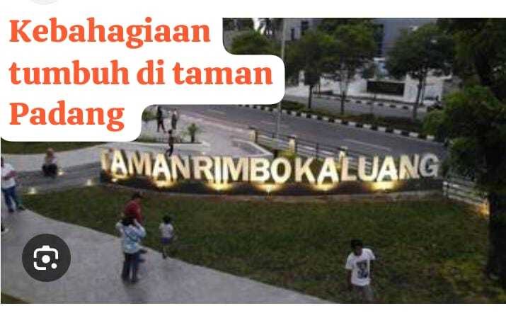 Padang Perbanyak Taman Kota, Kebahagian Tumbuh