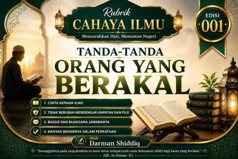 Tanda-Tanda Orang yang Berakal