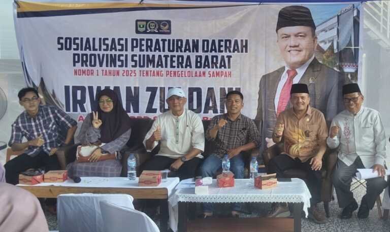 Irwan Zuldani Sosialisasikan Perda Pengelolaan Sampah, Ajak Masyarakat Perkuat Kepedulian Lingkungan